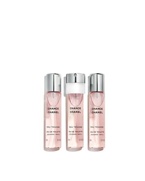 chanel chance navulling eau de toilette|CHANCE EAU TENDRE TWIST AND SPRAY SET .